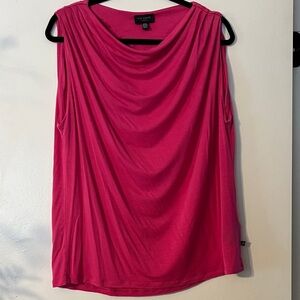 Ted Baker Vibrant Pink Drape Blouse. Size M or L